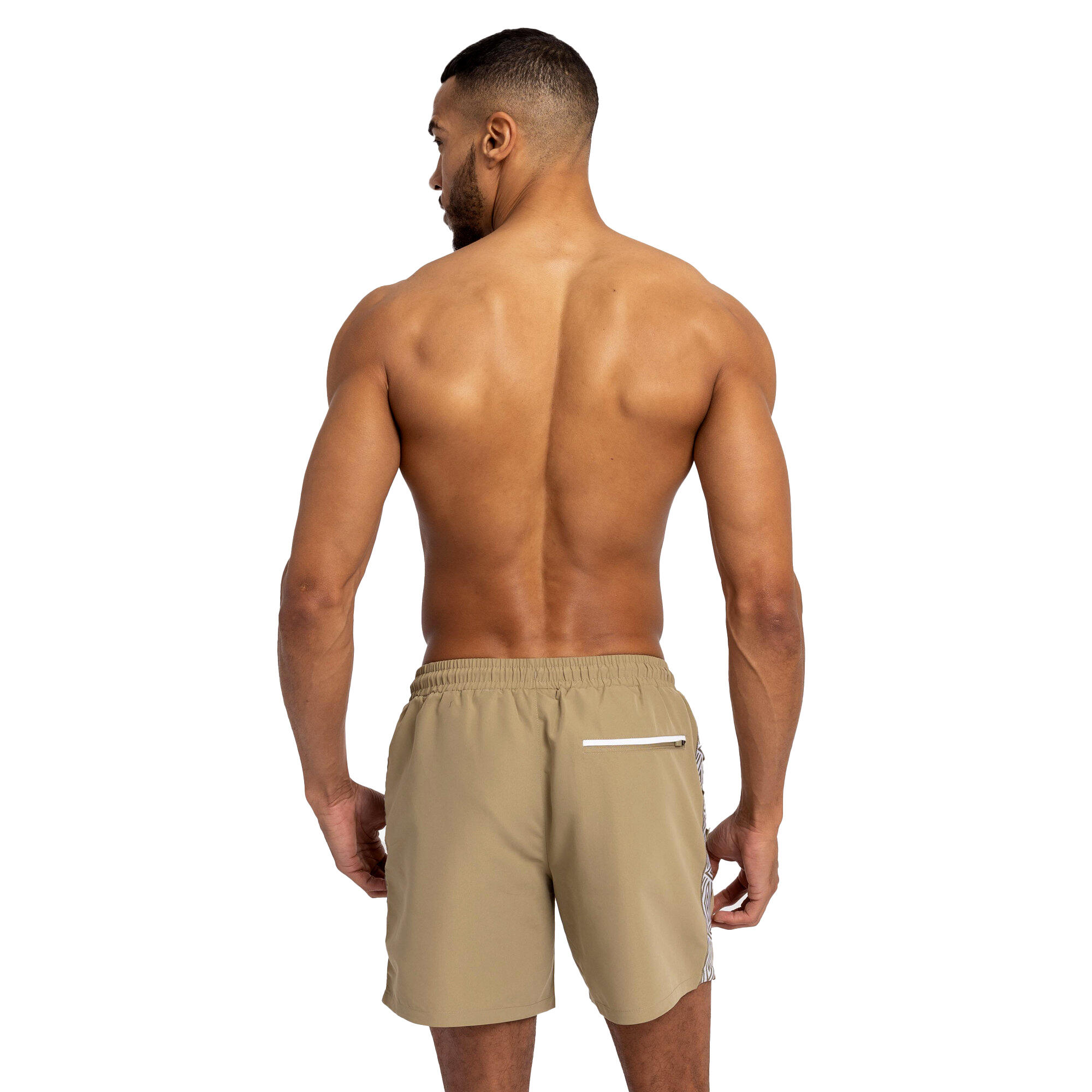 Costume Da Bagno A Pantaloncino Nastrato Uomo Umbro Kaki 2/4