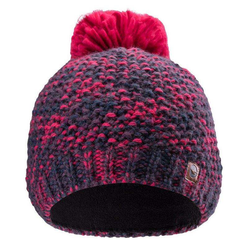 Gorro de Invierno Halla para Mujer Azul Noches, Rojo Persa