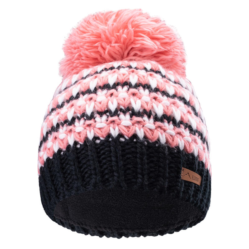 Chapéu de inverno Alla para senhora/senhora Flamingo cor-de-rosa/Caviar