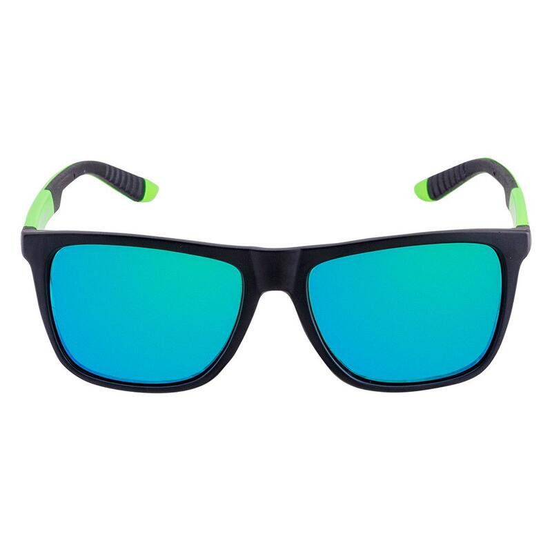 Lunettes de soleil AJON Adulte (Noir mat / Vert citron mat)