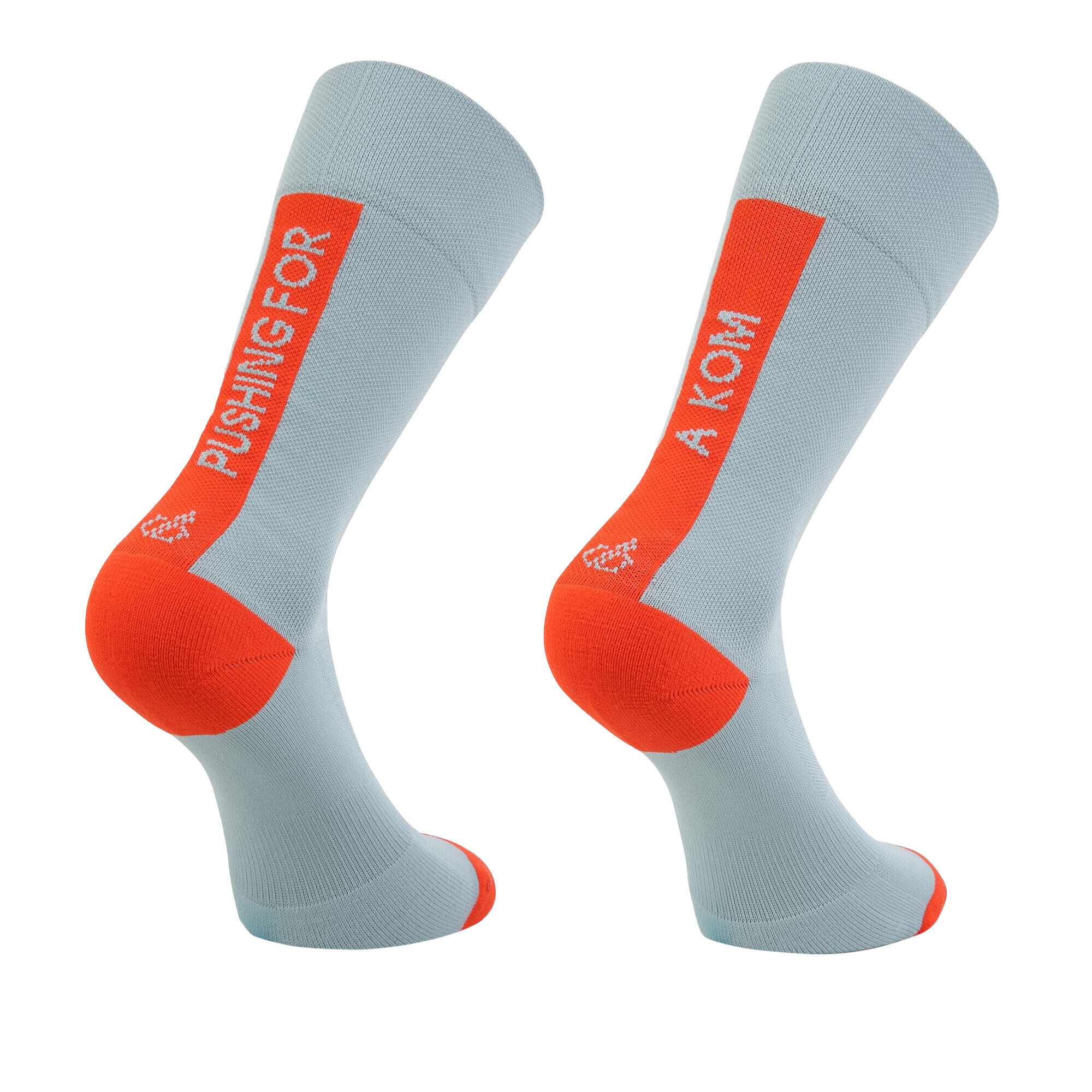 Men's socks (Bright orange / Slate)