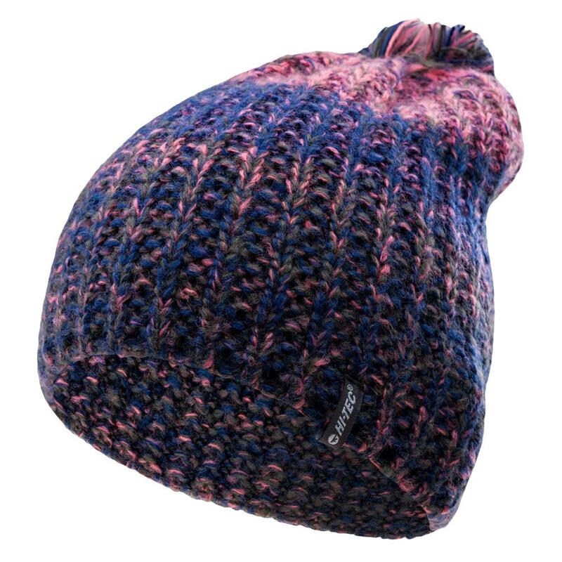 Bonnet HILMA Femme (Bleu Foncé / Bleu Mer / Pêche Ambre)