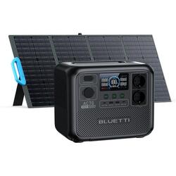 Générateur Électrique Portable BLUETTI AC70 + PV120 pour Voyage, Camping