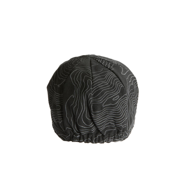 YORKSHIRE CONTOURS CYCLING CAP - BLACK