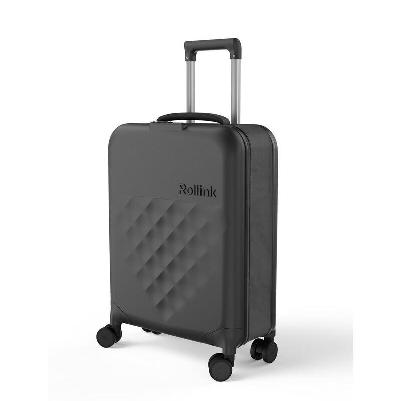 21" Collapsible CARRY-ON Suitcase - Black