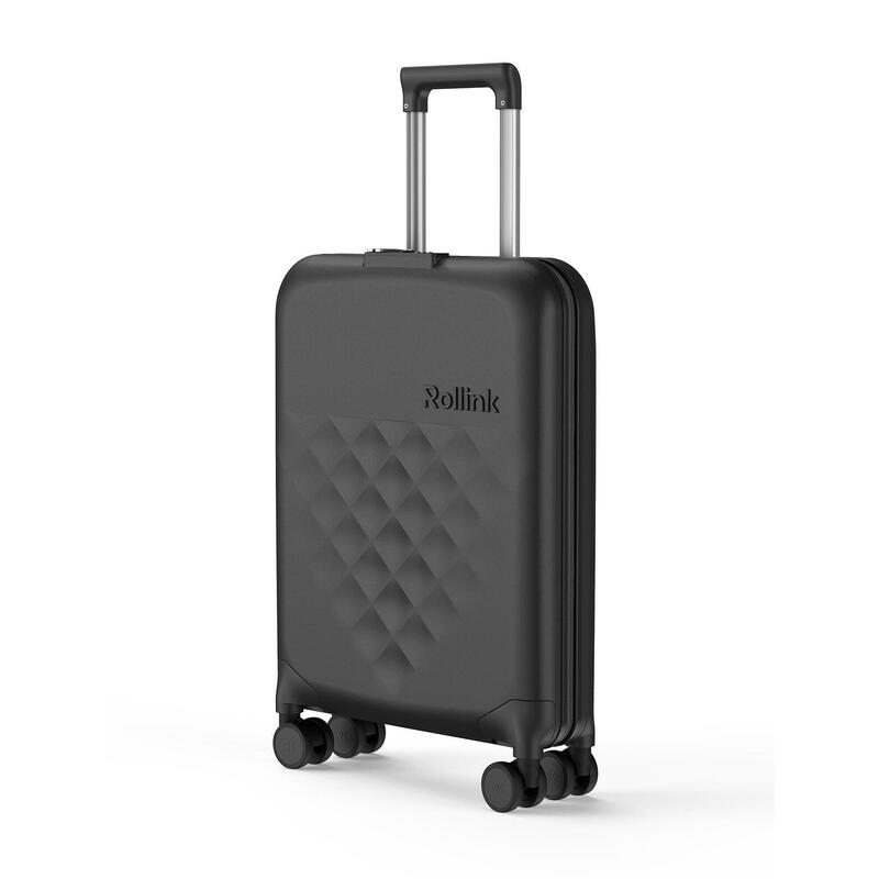 21" Collapsible CARRY-ON Suitcase - Black