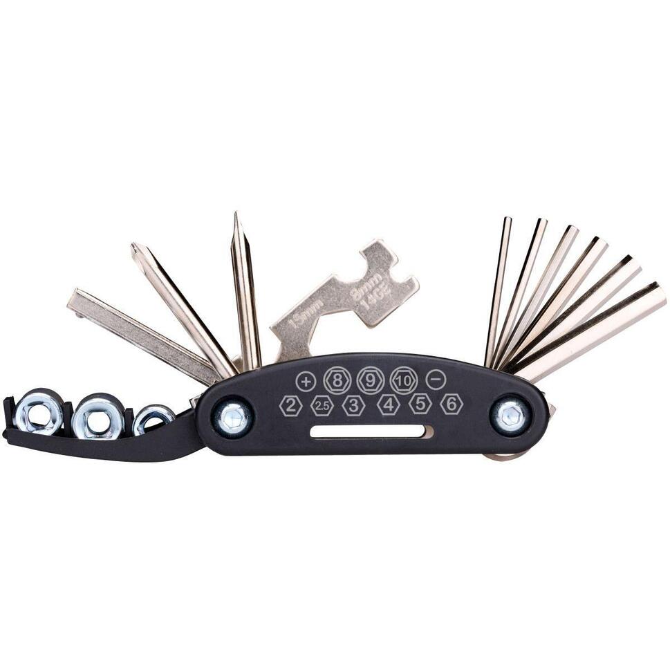 Narzędzie wielofunkcyjne rowerowe Bicycle Gear Multitool 14 elementów w etui