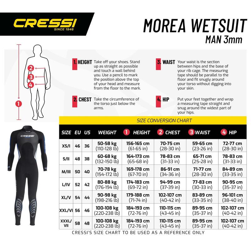 Morea Man 3MM Wetsuit - Black