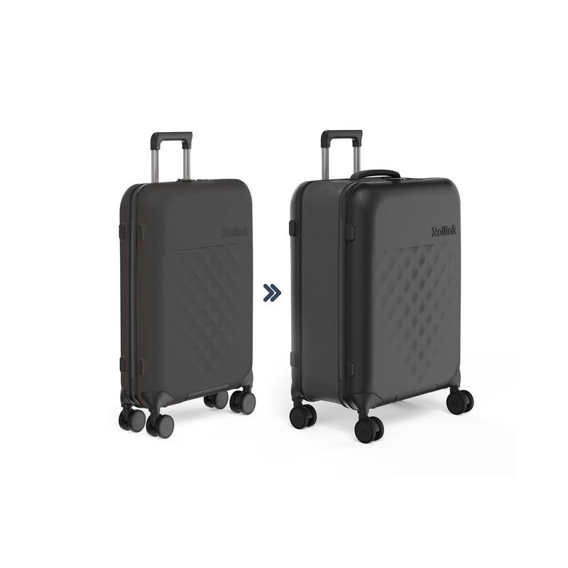 Flex Vega 360 26" 4-Wheel Luggage - Black