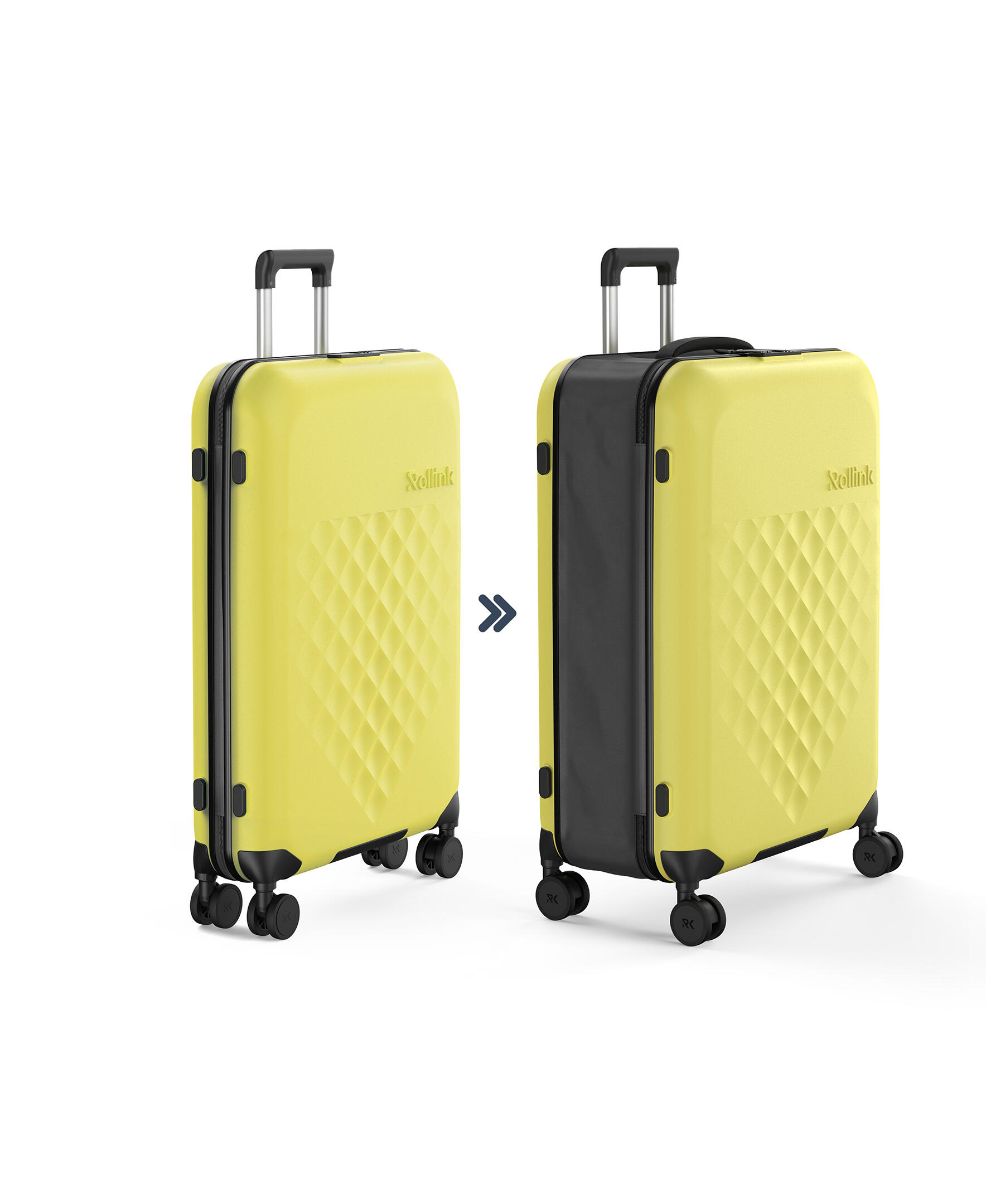 Flex Vega 360 29" 4-Wheel Luggage - Yellow Iris