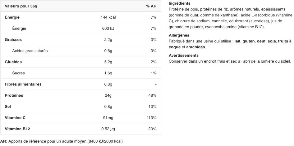 Protéine vegan - Gold Standard 100% Plant - Crème à la Vanille Française 684g 2/6