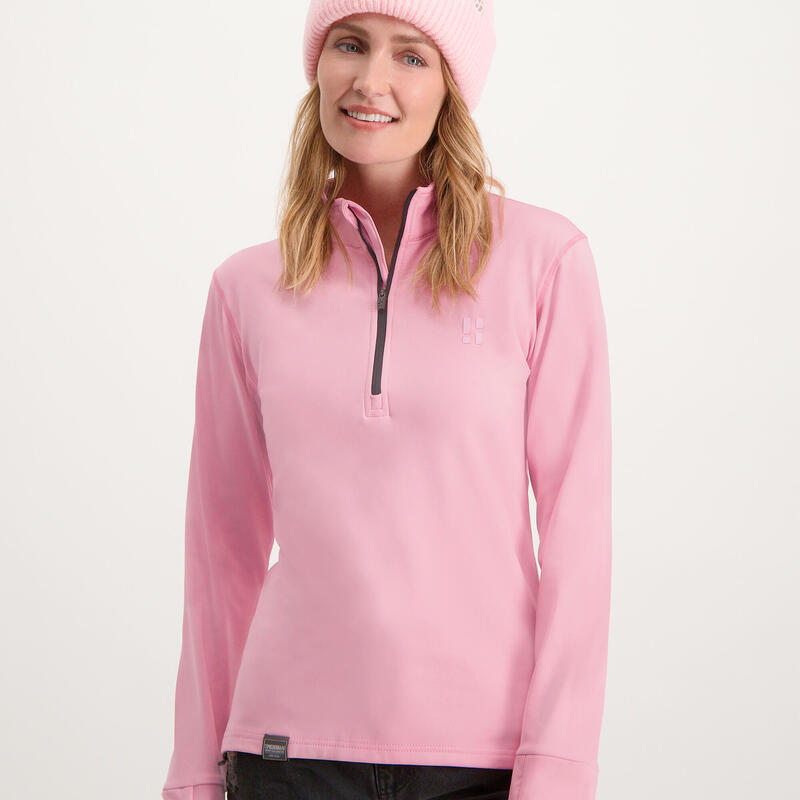 Poederbaas Arctic Pull de Ski Femme - Rose/Bordeaux - Lot de 2