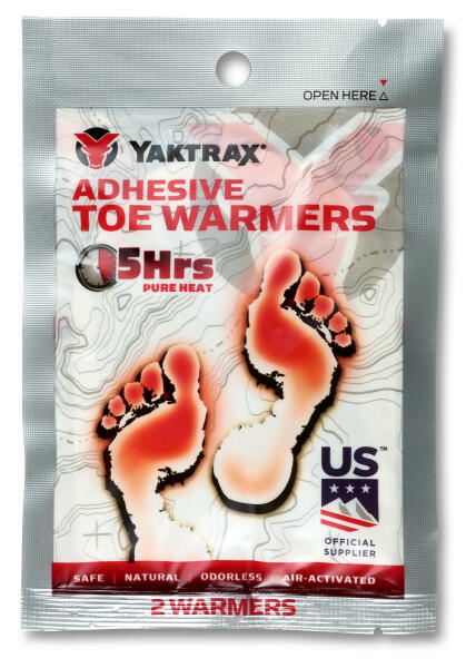 Yaktrax Klebende Zehenwärmer für eine Dauer von 5Std. 3/5
