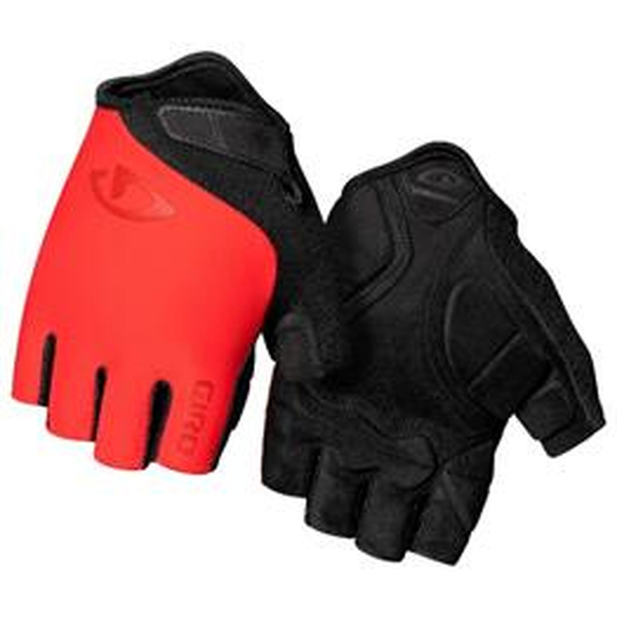 JAG GLOVES-TRIM RED-L