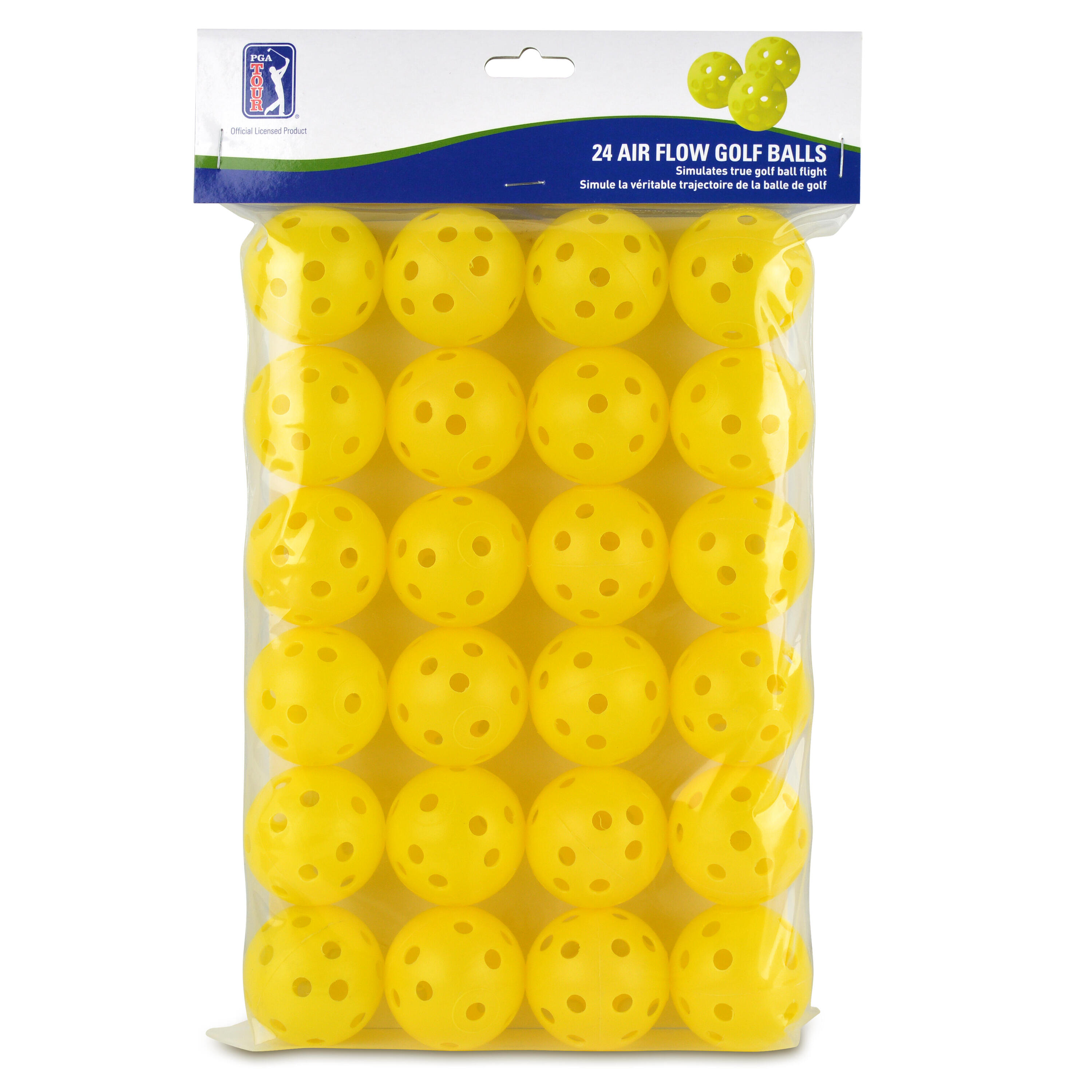 PGA TOUR 24 Practice Balls (yellow) 1/3