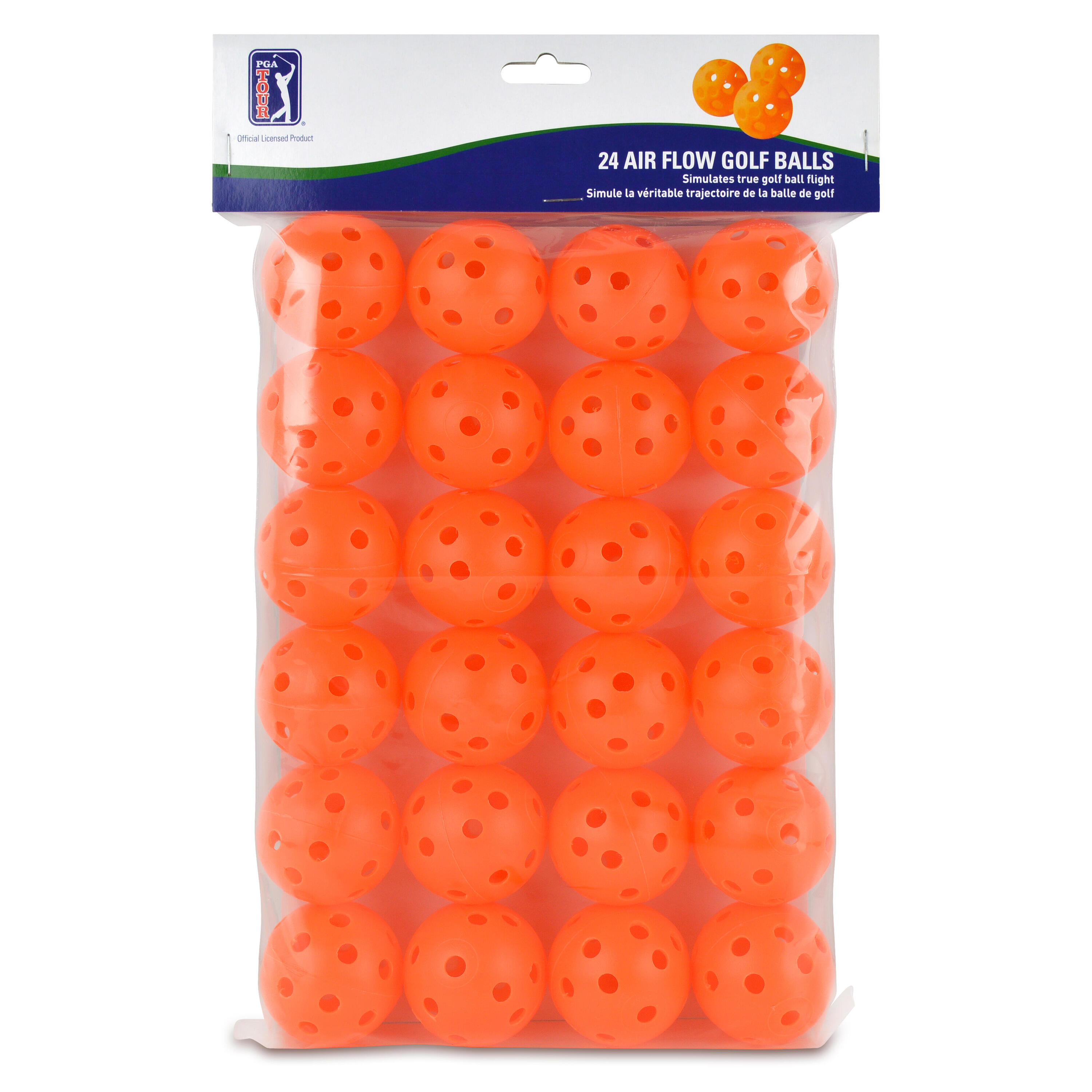 PGA TOUR 24 Practice Balls  (ORANGE) 1/3