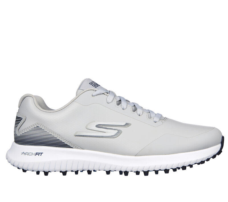 Skechers Arch Fit Go Golf Max 2 Zapatos de Golf Hombre, Grey/Navy 2/5