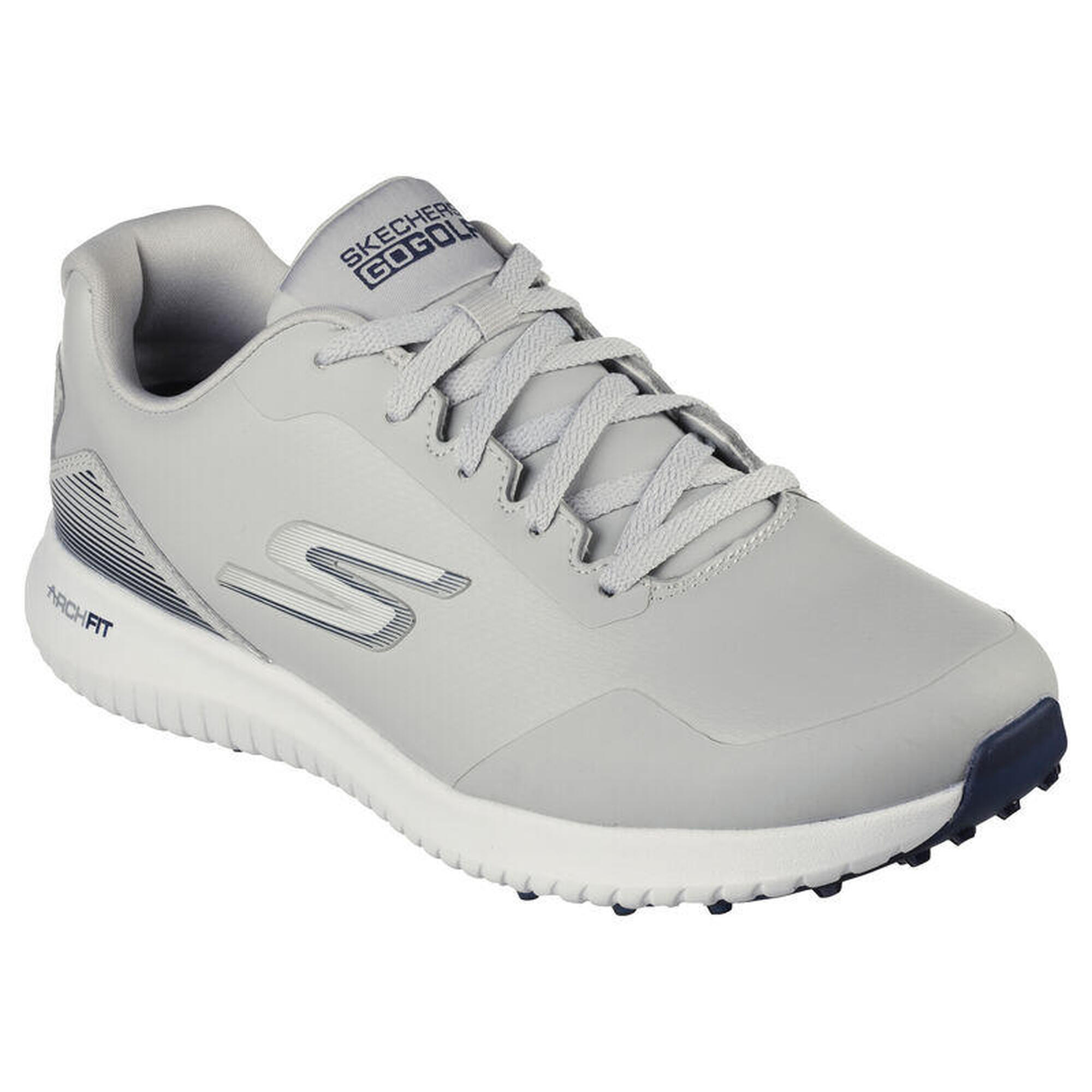 Skechers Arch Fit Go Golf Max 2 Zapatos de Golf Hombre, Grey/Navy