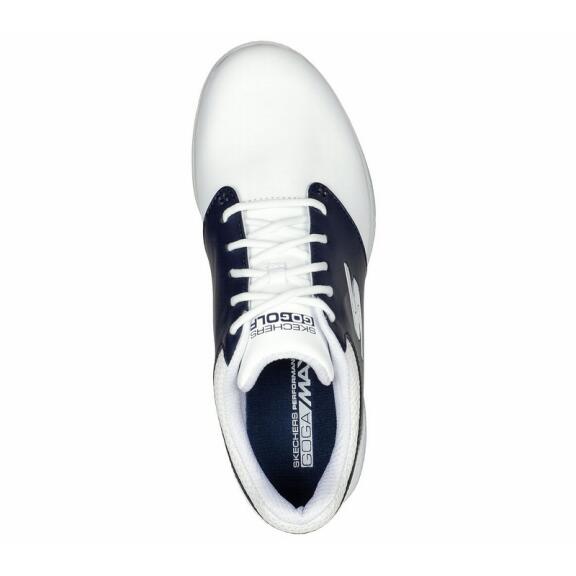Skechers Go Golf Elite 4 Hyper Zapato de Golf Mujer, White/Navy 4/5