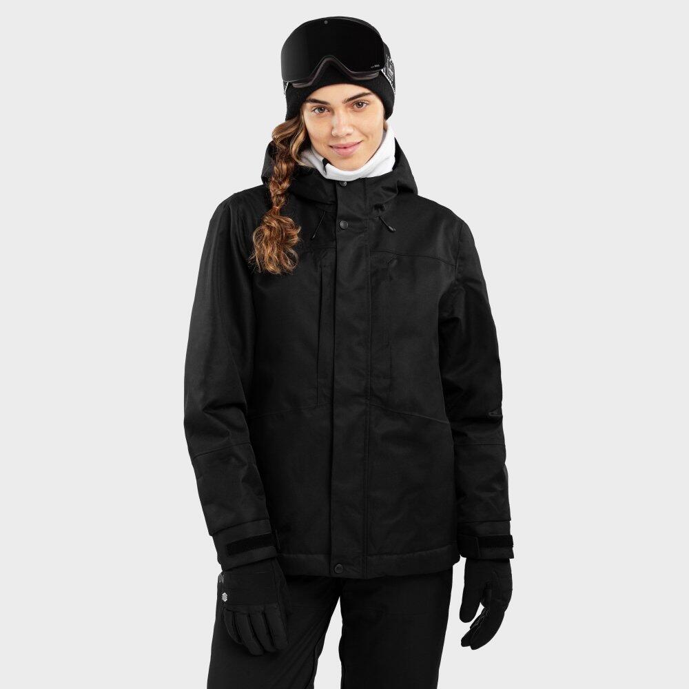 SIROKO Damen Wintersport snowboardjacke für W4-W Vostock Siroko Schwarz