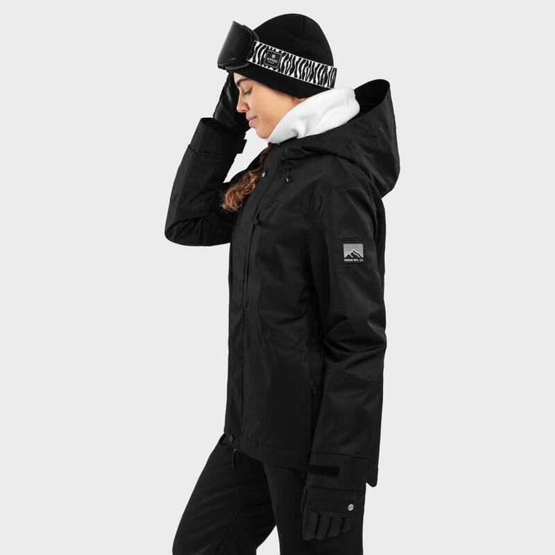 Casaco de snowboard para mulher Desportos de inverno W4-W Vostock SIROKO Preto