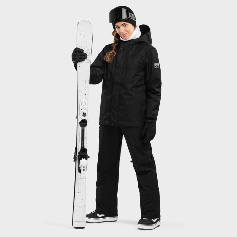 Casaco de snowboard para mulher Desportos de inverno W4-W Vostock SIROKO Preto