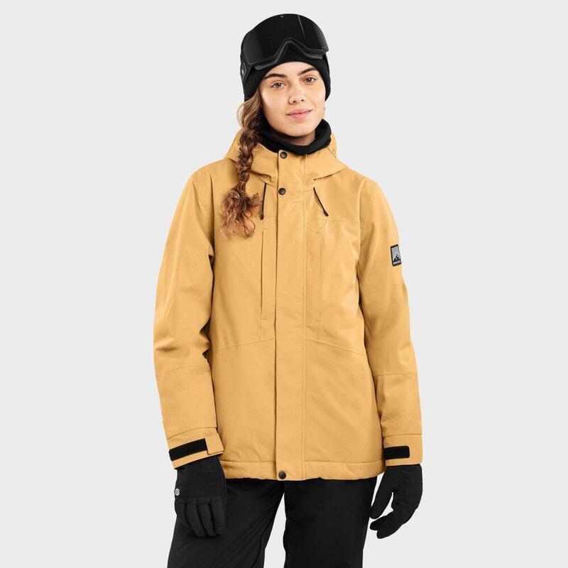 Dames Wintersport snowboardjas W4-W Graupel SIROKO Beige