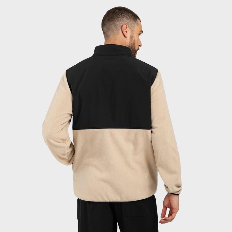 Giacca in pile Ripstop uomo Sport invernali Brienz SIROKO Beige