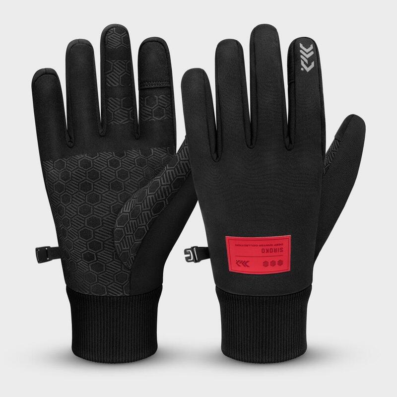 Gants Velo Long De Hiver Rogelli Laval - Femme - Rose