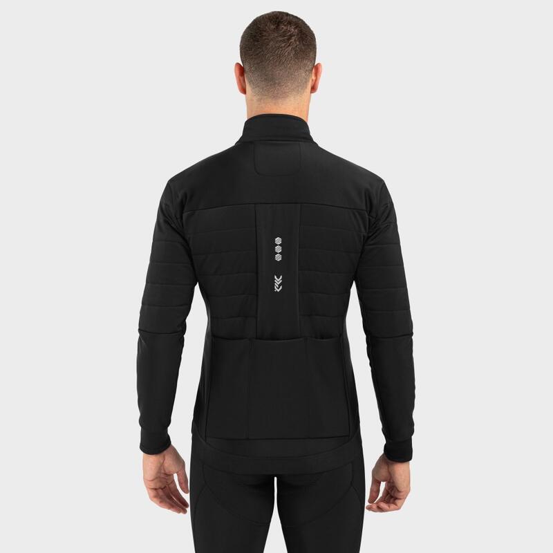 Chaqueta softshell ciclismo invierno hombre DW Territory SIROKO Negro