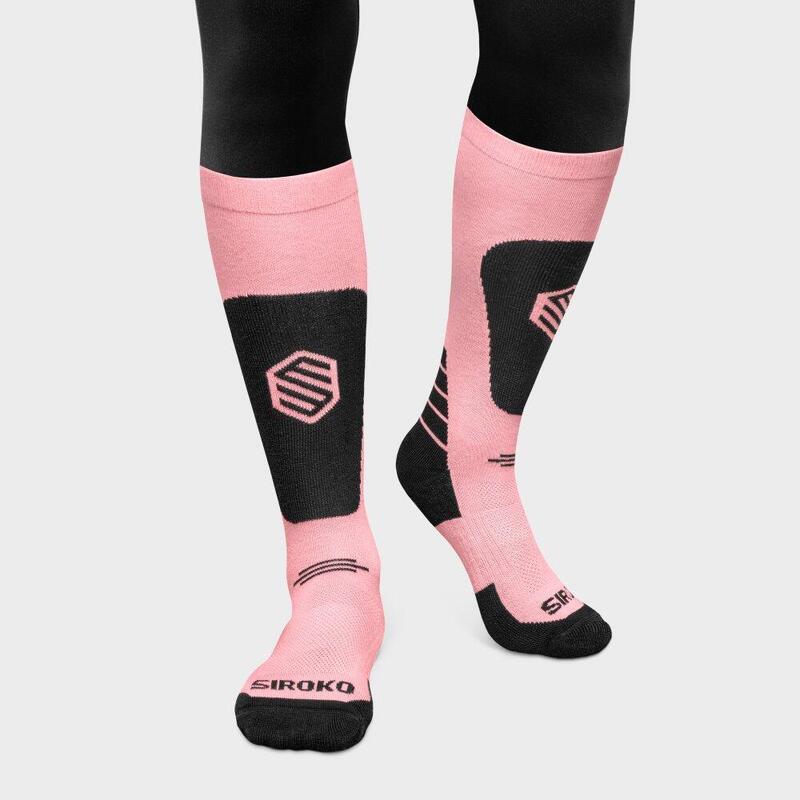 Chaussettes Laine de Ski femme Noir - Chaussettes femme sport