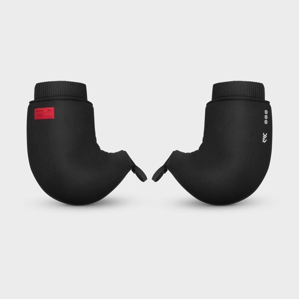 Heren en Dames Wielrennen Winter fiets stuurwanten DW Mitt SIROKO Zwart 4/4
