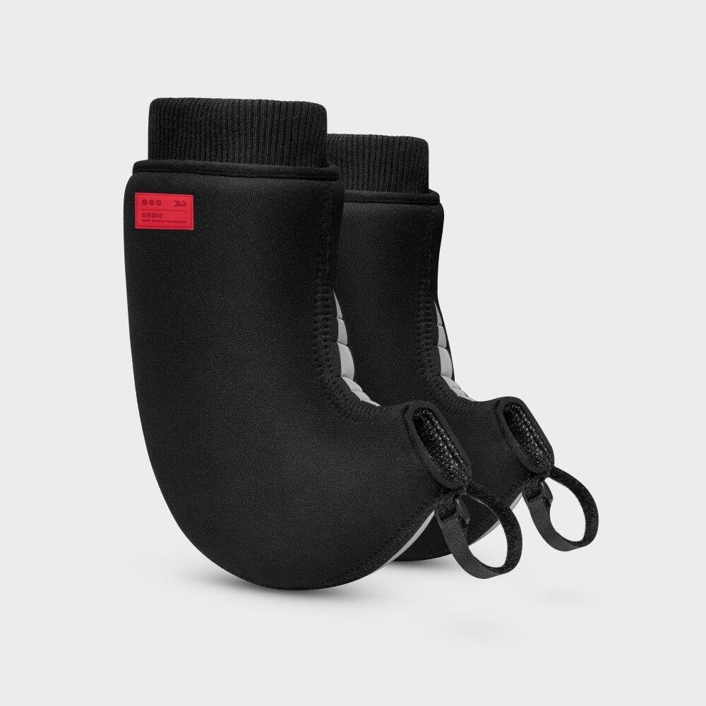 Heren en Dames Wielrennen Winter fiets stuurwanten DW Mitt SIROKO Zwart 2/4