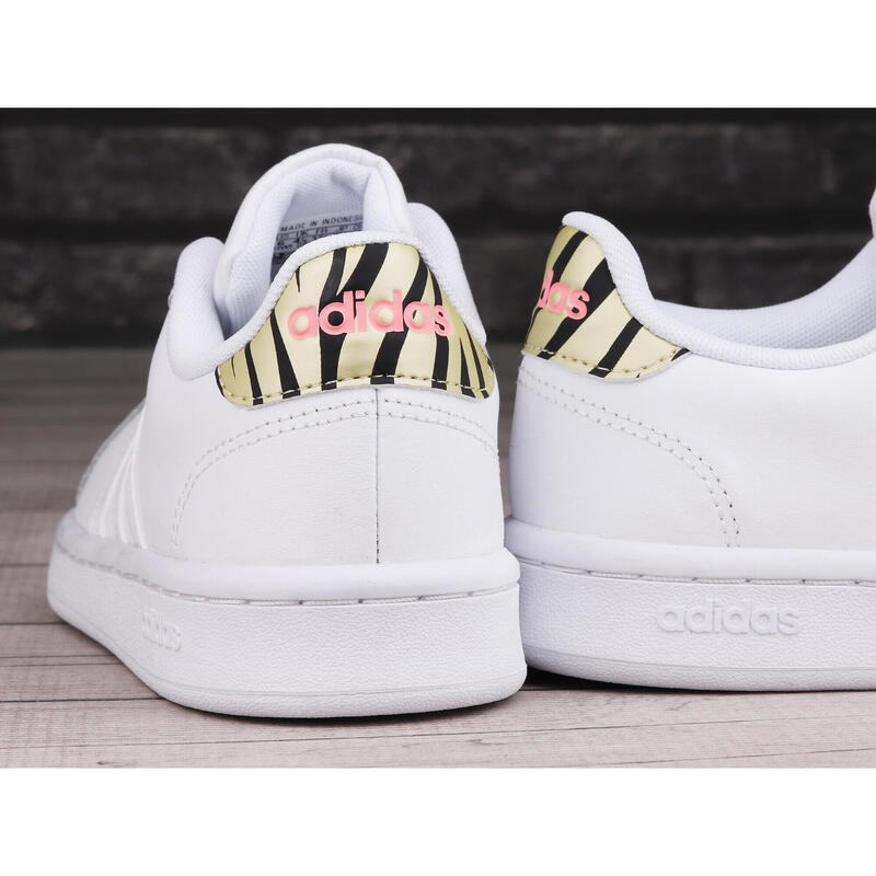 Buty do chodzenia dla dzieci Adidas Grand Court Lifestyle Tennis Lace-Up