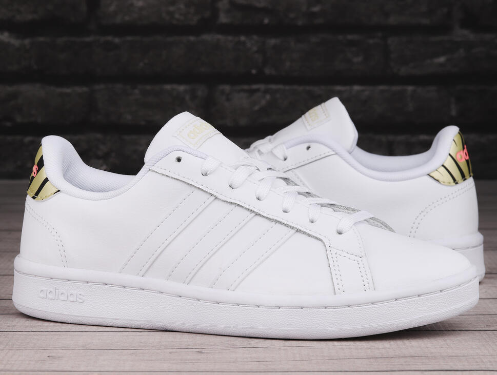 Buty do chodzenia dla dzieci Adidas Grand Court Lifestyle Tennis Lace-Up