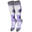 Chaussettes de ski 'high protection' | Enfant | Mi-bas rembourrées | Violet