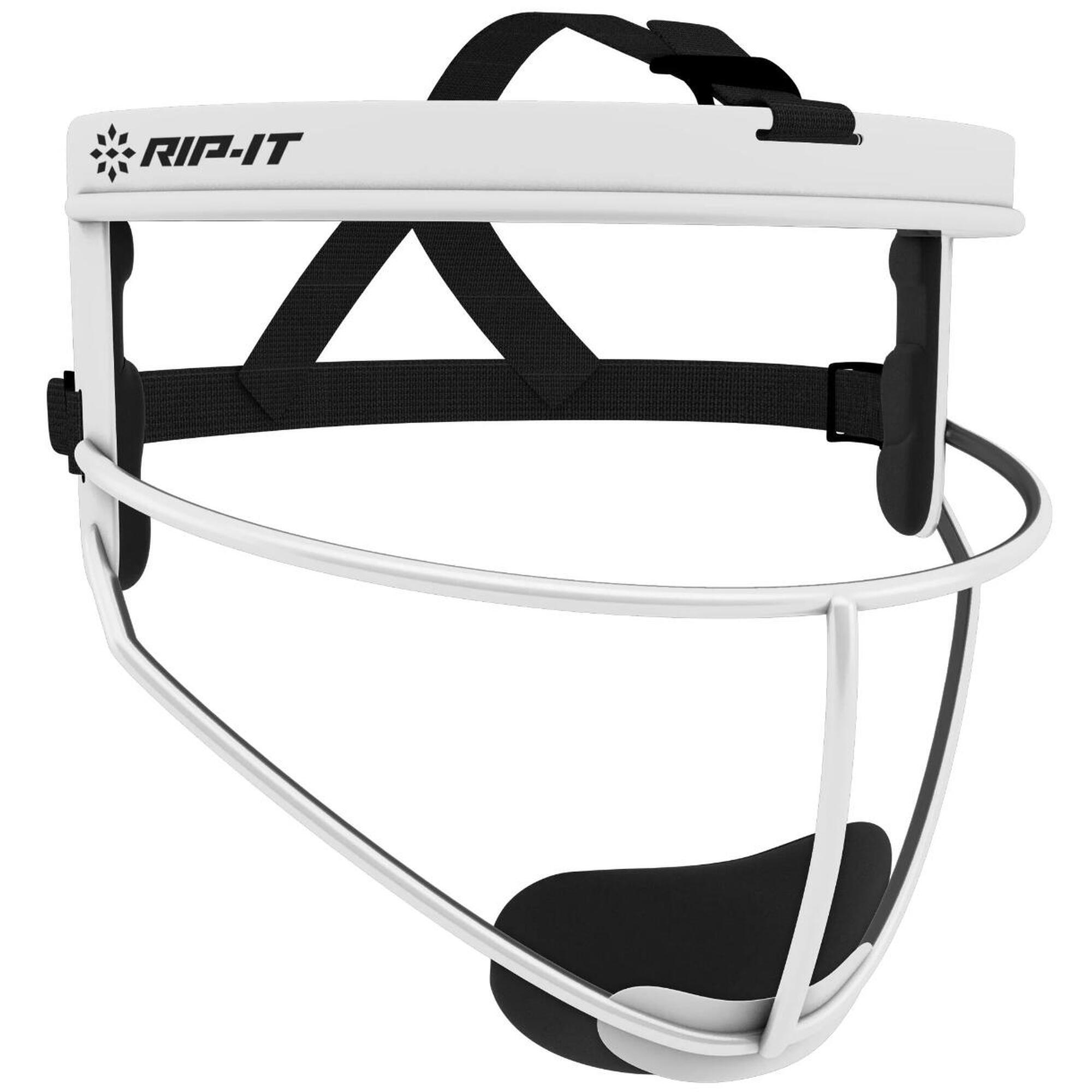 Maschera per giocatori e lanciatori Defense Jeunes Softball - Gioventù (nero)