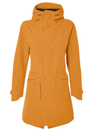 Fahrrad Regenparka Mosse Damen, gold braun