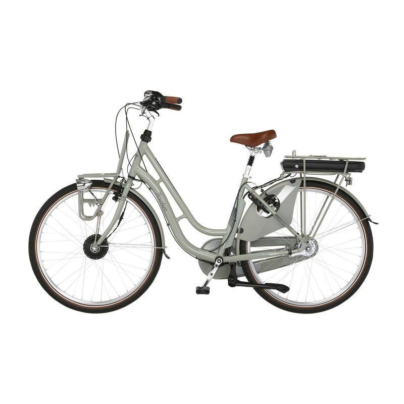 FISCHER CITA 3.8 RETRO City E-Bike - steingrau, 28 Zoll, RH 48 cm, 522 Wh