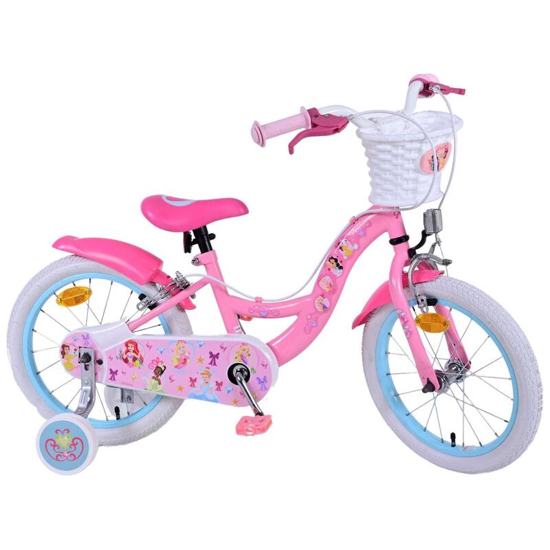 Disney Princess Vélo pour enfants Filles 16 pouces Rose Deux freins à main