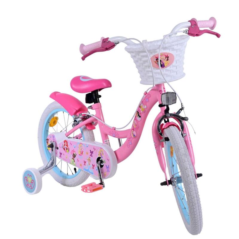 Disney Princess Vélo pour enfants Filles 16 pouces Rose Deux freins à main