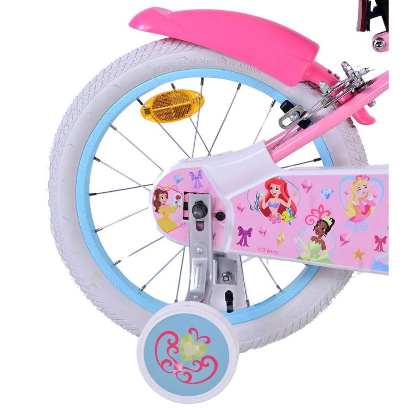 Disney Princess Vélo pour enfants Filles 16 pouces Rose Deux freins à main