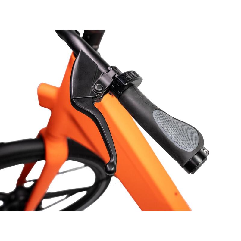 Caesar elektrisch stadsfiets - oranje - Revolutionaire 540WH FastCap® Batterij