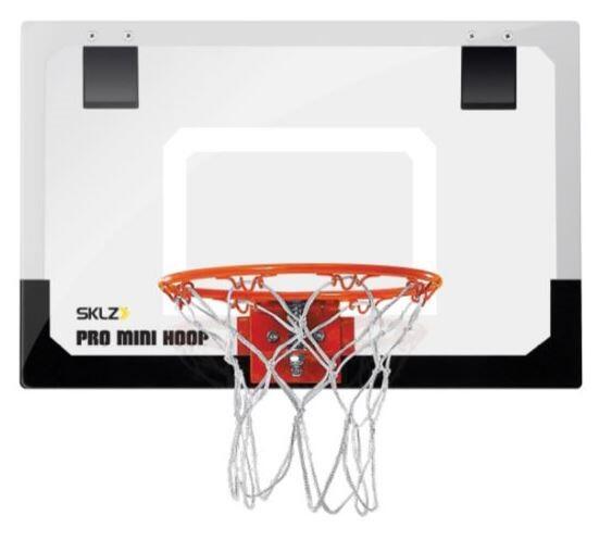 SKLZ Mini canestro basket Pro, uso interno, tabellone resistente palla inclusa - SKLZ