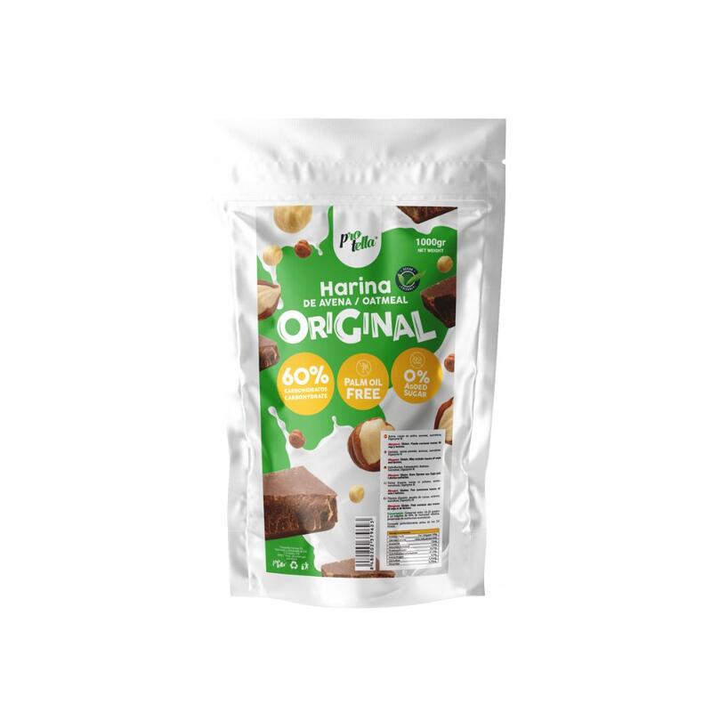 Harina de avena 1 Kg Sabores Protella Original