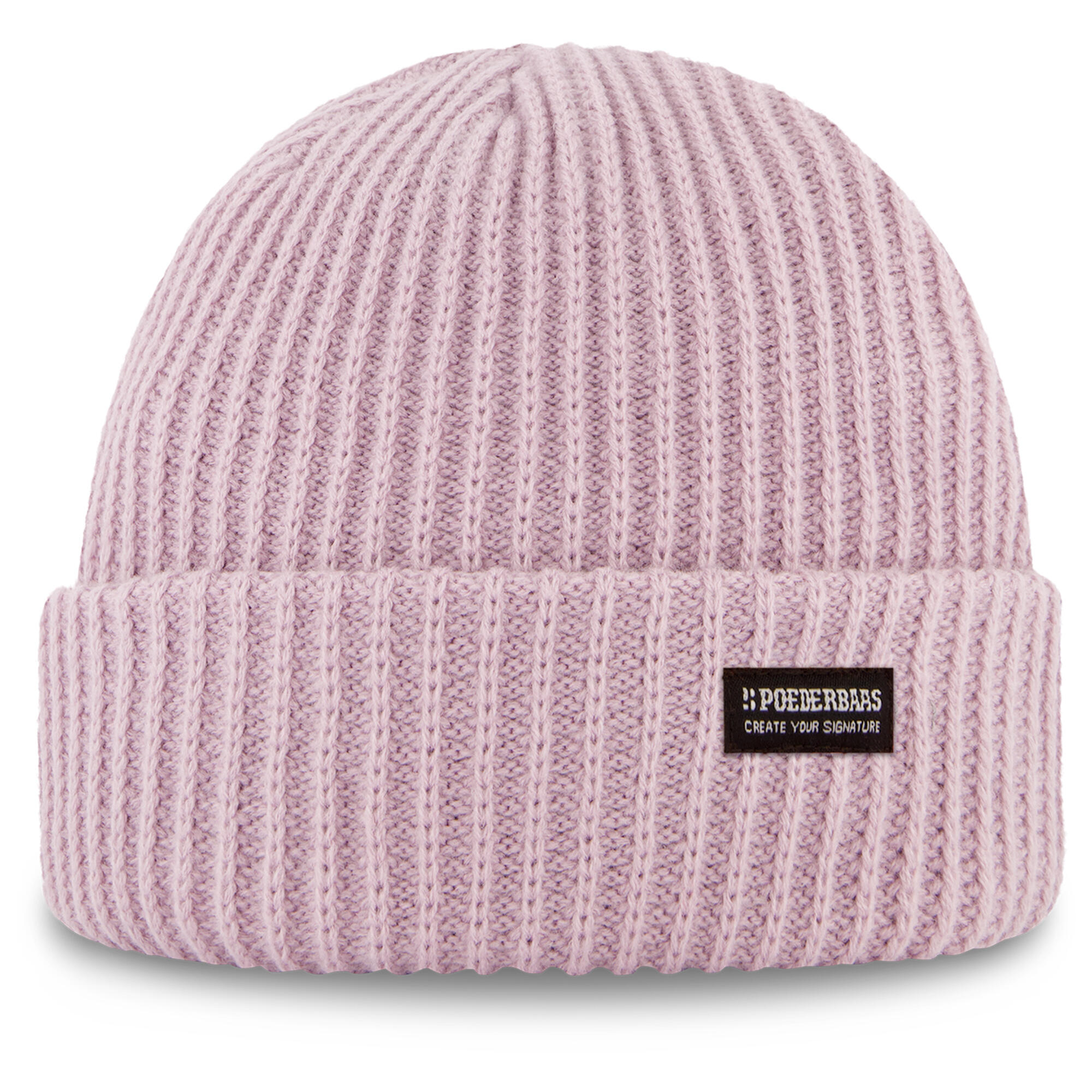 POEDERBAAS Poederbaas Royal Rib Beanie/Muts
