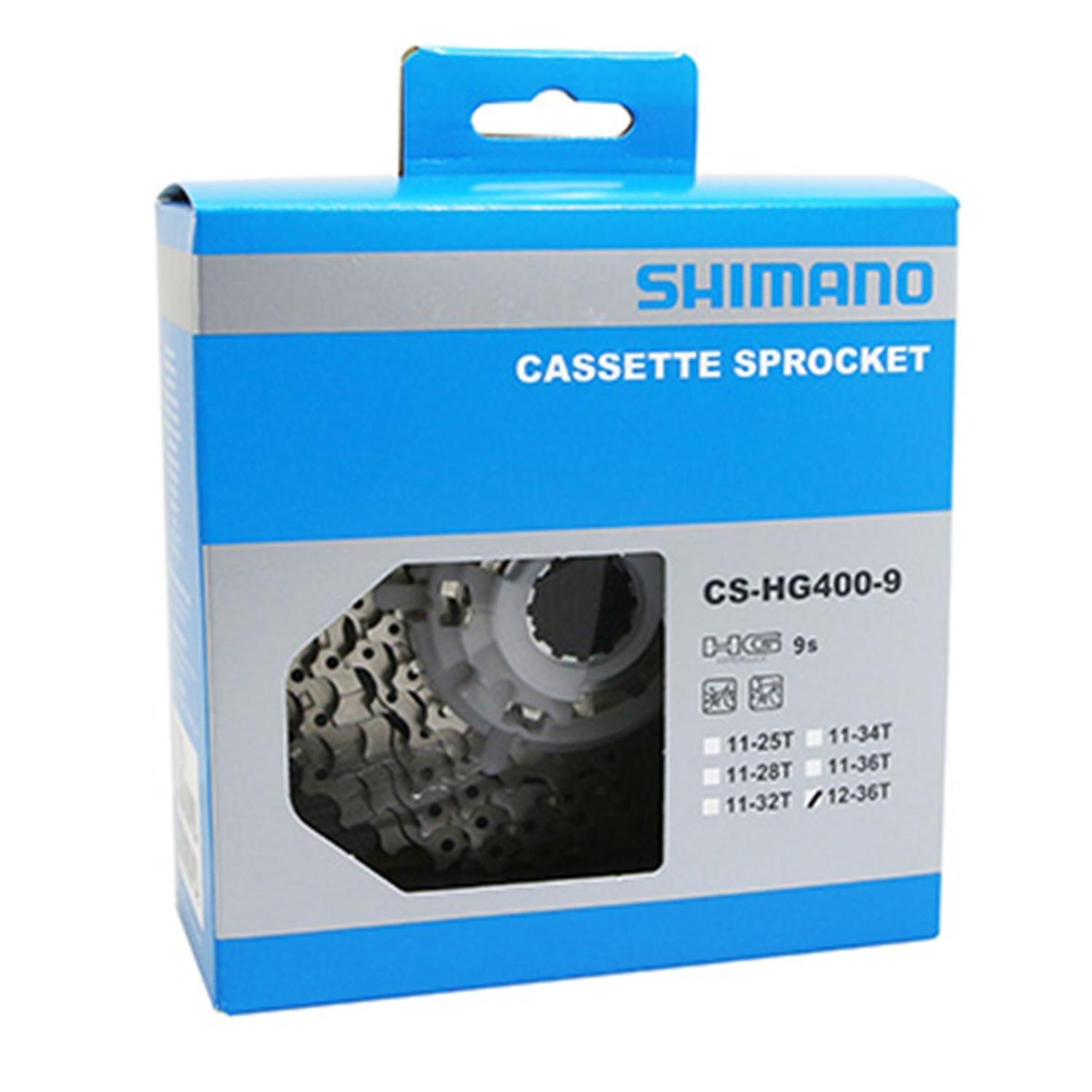 Shimano - Cassette  9v. Shimano Deore-alivio Hg400 12-36 - Cassette - Gris - No Size - Decathlon