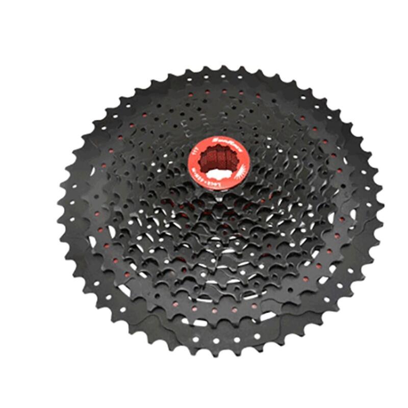 Cassette BTT Montaña MX80 11 Velocidades (11 -50 dientes) Negro Cromo