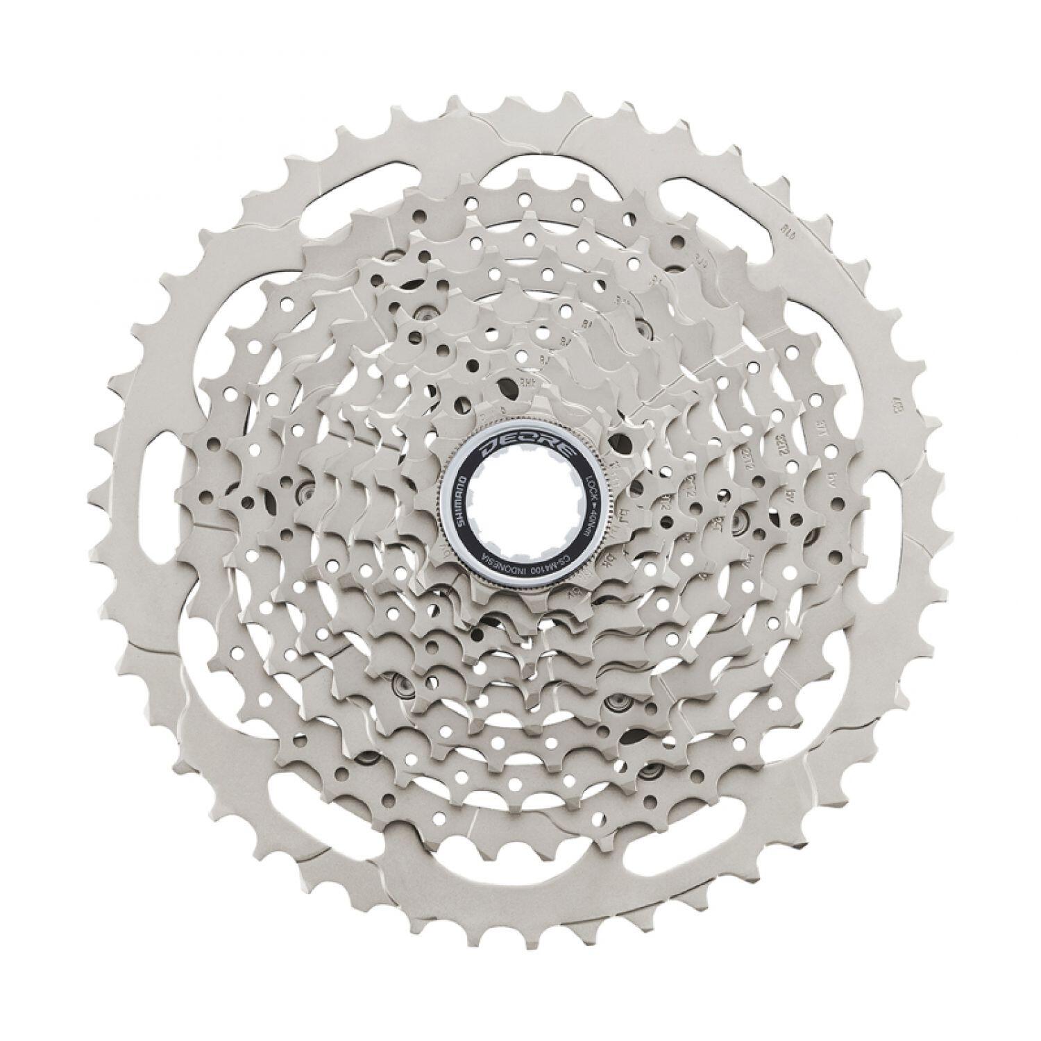 Shimano CS-M4100 10 Speed 11-46T HG Mountain Bike Cassette 1/2