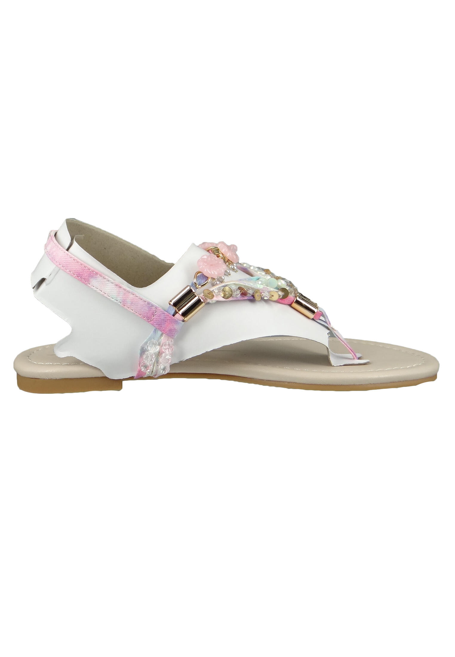 Buffalo Dames Teenscheider Sandalen Capri Vacay Vegan 1600132 roze 4/6